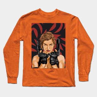 Fanart Alice Resident Evil Long Sleeve T-Shirt